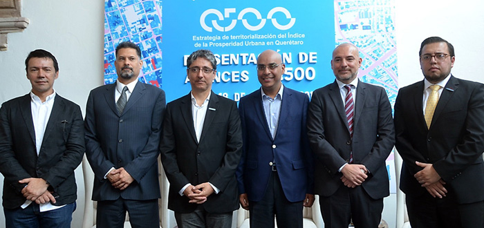 Presentación de avances del Q500, estrategia de territorialización del Índice de la Prosperidad Urbana en Querétaro.